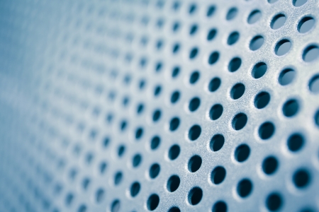 metal background with circles, blue tone, great for your designの写真素材