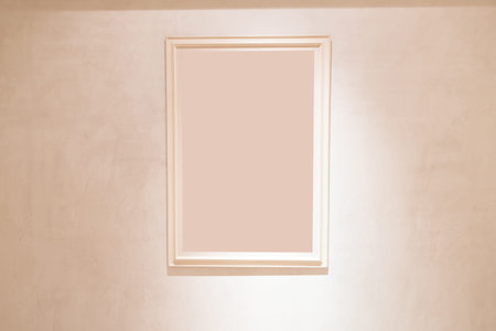 close up of picture frame on the wall