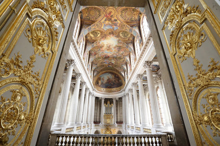 Palace of Versailles in the paris for your travel conceptのeditorial素材