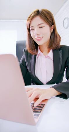 asian business woman work in the officeの写真素材