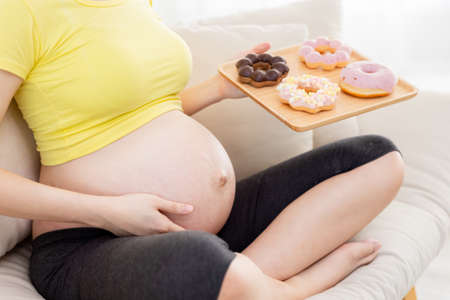 the pregnant womanの写真素材