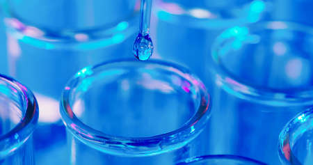 science or medical lab research test tube in the laboratoryの写真素材