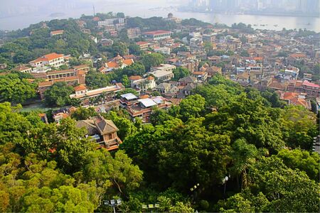 Old European buildingsの写真素材