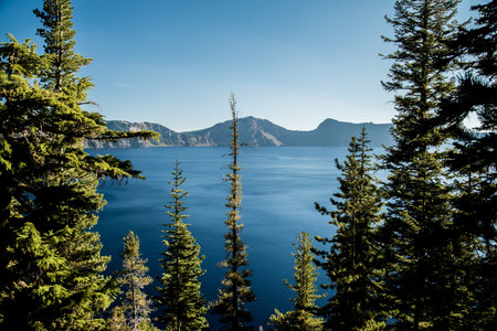 Crater Lakeの写真素材