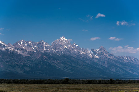 Grand Teton mountains.の写真素材