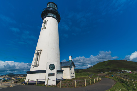 Yaquina Head Lighthouse, Oregon, USAの写真素材