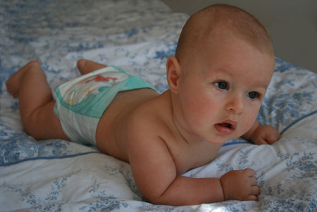 Baby on stmoach