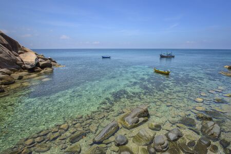 Ocean view of Koh Tao in Thailand.の写真素材