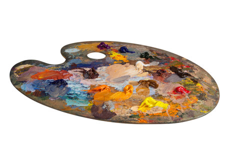 Artist's paletteの写真素材