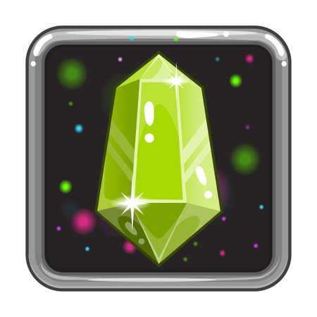 The application icon with gemのイラスト素材