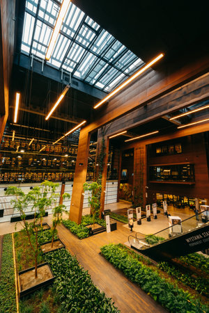 Gdansk, Poland 5.4.2023 European Solidarity Centre. High quality photoのeditorial素材