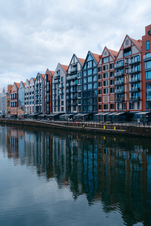 Gdansk, Poland 5.4.2023 The city centre of Gdansk in Poland. High quality photoのeditorial素材