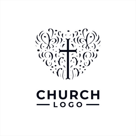Love Church logo design for communityのイラスト素材