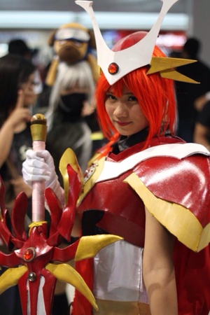 cute anime girl cosplayの素材