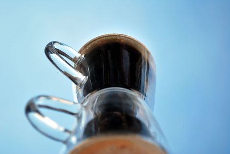 Double Coffeeの写真素材