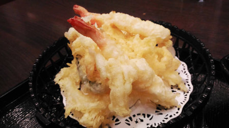Japanese Cuisine - Tempura Shrimps (Deep Fried Shrimps)の写真素材