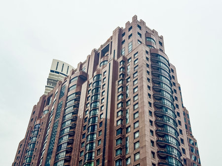 Modern architecture in kuala lumpur malaysia. Urban scene.