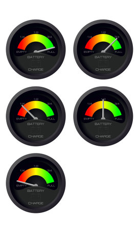Analog battery indicator  
