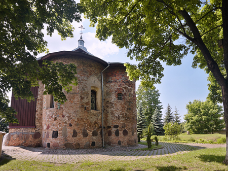 Church of St Boris and Gleb or Kalozhskaya in Summer Bright Dayの写真素材