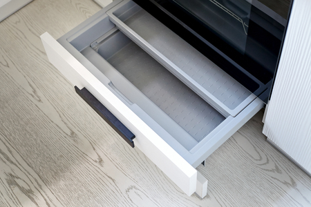 Part of the Contemporary Kitchen Interior - Shelf Under the Oven
の写真素材