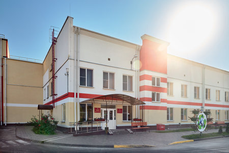GRODNO, BELARUS - OCTOBER 2018: Grodno plant for waste recycling and mechanical sorting.のeditorial素材