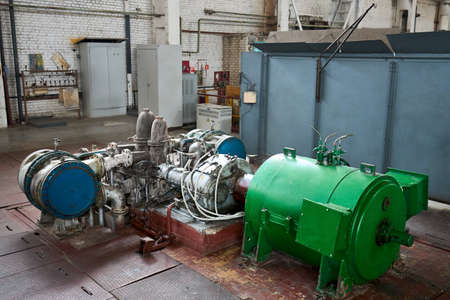 Oxygen compressor for supplying workshopsの写真素材