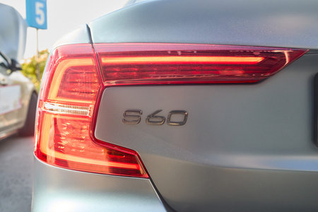 Berlin, Germany - August 20, 2022: third generation Volvo S60 car Scandinavian luxury sedan car...