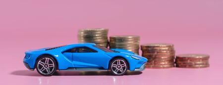 Sporty car symbol of success.の写真素材