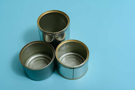 Empty cans.の写真素材