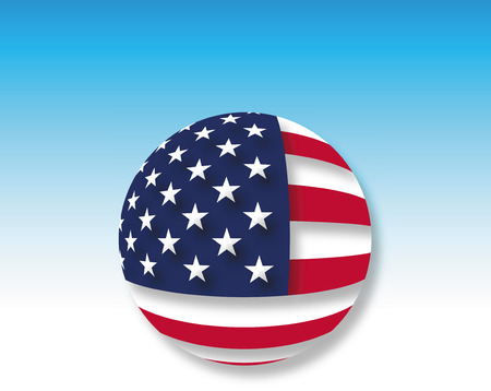  Illustration for USA. Day of independence.のイラスト素材