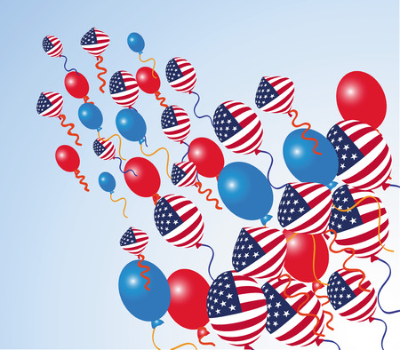  Illustration for USA. Day of independence.のイラスト素材