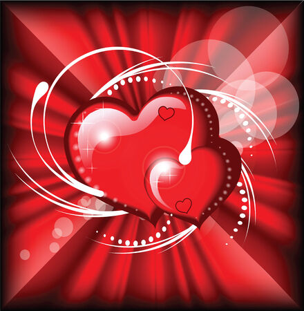  Valentine's Day, the feast of St. Valentine. Holiday Cardsのイラスト素材