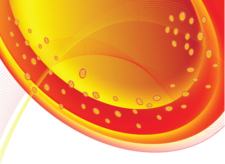 Bright abstraction with rain drops. A vector illustrationのイラスト素材