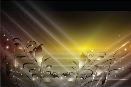 Night summer pictureのイラスト素材