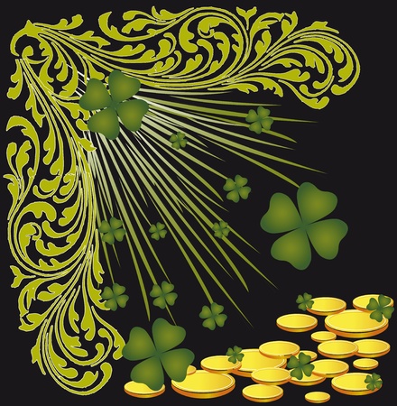 St. Patrick's Day. Beautiful card by a holidayのイラスト素材