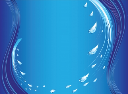 abstract background with water dropsのイラスト素材