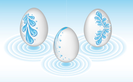 Easter eggs for a holidayのイラスト素材