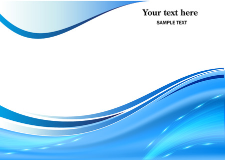 Background abstract blue cardのイラスト素材