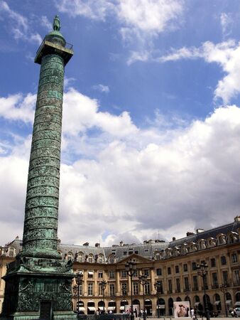 Column of Vendôme square in Parisのeditorial素材