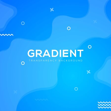 Blue Gradient Background Transparent,prefer for banner,background,social media and moreのイラスト素材
