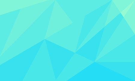 Teal Abstract Low Poly Background. Elegant teal low poly background with geometric patterns. Ideal for modern designs, presentations, and digital art.のイラスト素材