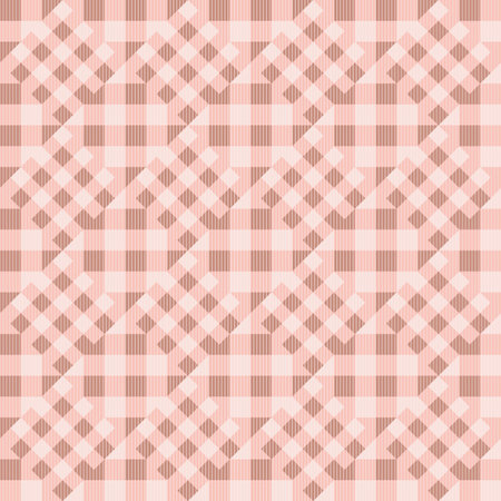 Pink patchwork seamless vector geometric pattern. Simple textured surface print design. For...