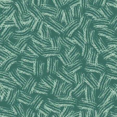 Green abstract seamless vector pattern. Textured unisex distressed surface print design for fabrics, stationery, and packaging.のイラスト素材
