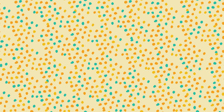 Scattered hand drawn dots seamless vector pattern. Simple surface print design for fabrics,...