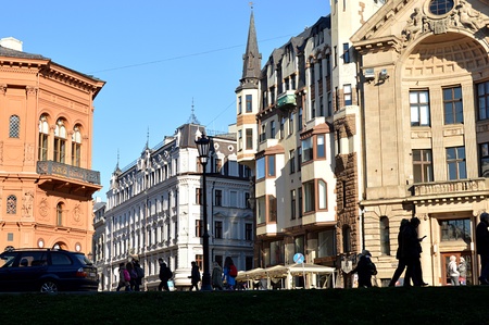 Old town of Rigaのeditorial素材