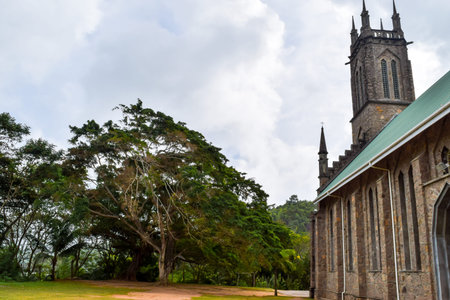 St. Francis of Assisi Church, Baie Lazare in Seychelles Mahe Islandの写真素材