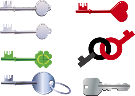 Various keysのイラスト素材