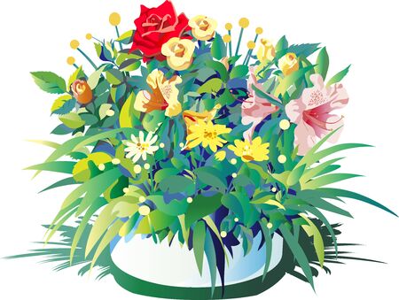 Celebration flower or ritual flowerのイラスト素材