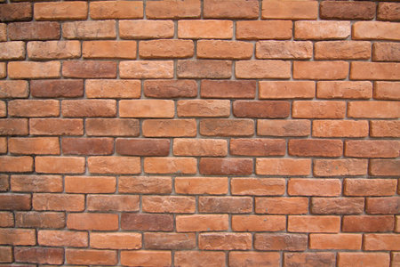 Red brick wall for background and texture