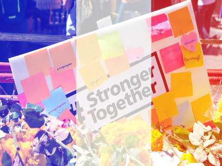 Stronger together - powerful for paris, crimical incident like bangkok